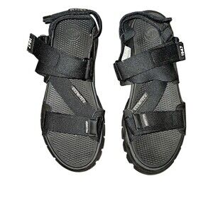 Palladium Women’s Revolt Sandals, Gorp Core Granola Girl Size 8.5 Black